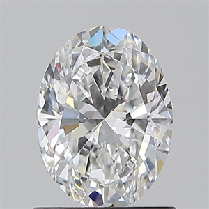 Picture of Natural Diamond 1.01 Carats, Oval with  Cut, E Color, VVS2 Clarity and Certified by GIA