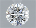 Natural Diamond 0.44 Carats, Round with Excellent Cut, F Color, SI1 Clarity and Certified by GIA