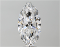 Natural Diamond 5.01 Carats, Marquise with  Cut, D Color, VS2 Clarity and Certified by GIA
