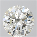 Natural Diamond 4.01 Carats, Round with Excellent Cut, H Color, VVS2 Clarity and Certified by IGI