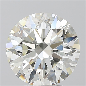 Picture of Natural Diamond 4.01 Carats, Round with Excellent Cut, H Color, VVS2 Clarity and Certified by IGI