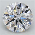 Del inventario de diamantes de laboratorio, 2.01 quilates, Redondo , Color E, claridad VVS2 y certificado IGI