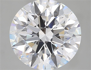 Picture of Lab Grown Diamond 3.00 Carats, Round with Excellent Cut, D Color, VVS1 Clarity and Certified by IGI