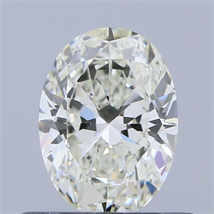 Picture of Natural Diamond 0.50 Carats, Oval with  Cut, J Color, VVS1 Clarity and Certified by GIA