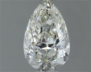 Picture of Natural Diamond 0.50 Carats, Pear with  Cut, J Color, VVS2 Clarity and Certified by IGI
