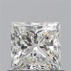 Picture of Natural Diamond 0.82 Carats, Princess with  Cut, J Color, VVS1 Clarity and Certified by GIA