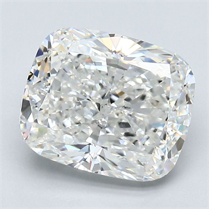 Picture of Natural Diamond 3.56 Carats, Cushion with  Cut, G Color, VVS2 Clarity and Certified by GIA