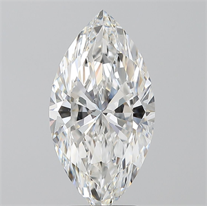 Picture of Natural Diamond 3.52 Carats, Marquise with  Cut, F Color, SI1 Clarity and Certified by GIA