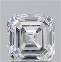 Diamante Natural 2.06 quilates, Asscher , Color D, claridad VS1 y certificado GIA