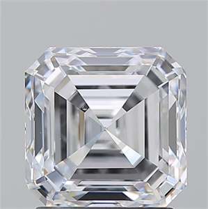Foto Diamante Natural 2.06 quilates, Asscher , Color D, claridad VS1 y certificado GIA de