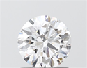 Lab Grown Diamond 1.03 Carats, Round with Ideal Cut, D Color, VVS1 Clarity and Certified by IGI