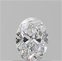Natural Diamond 0.50 Carats, Oval with  Cut, D Color, VS1 Clarity and Certified by GIA
