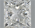 Natural Diamond 1.70 Carats, Princess with  Cut, H Color, VVS1 Clarity and Certified by IGI