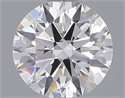 Lab Grown Diamond 0.98 Carats, Round with Ideal Cut, D Color, VVS2 Clarity and Certified by IGI