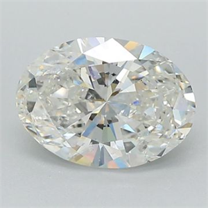 Foto Diamante Natural 2.01 quilates, Ovalado , Color G, claridad SI2 y certificado GIA de
