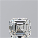 Natural Diamond 0.90 Carats, Asscher with  Cut, I Color, VVS1 Clarity and Certified by GIA