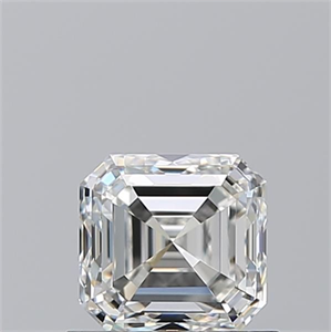 Picture of Natural Diamond 0.90 Carats, Asscher with  Cut, I Color, VVS1 Clarity and Certified by GIA