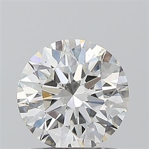 Foto Diamante Natural 1.01 quilates, Redondo , Color F, claridad SI1 y certificado GIA de