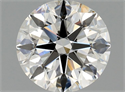 Natural Diamond 0.90 Carats, Round with Excellent Cut, I Color, VS2 Clarity and Certified by GIA