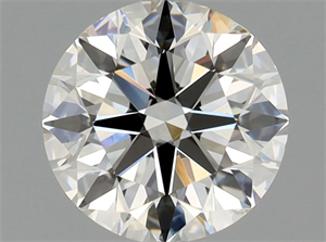 Picture of Natural Diamond 0.90 Carats, Round with Excellent Cut, I Color, VS2 Clarity and Certified by GIA