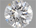 Natural Diamond 0.70 Carats, Round with Very Good Cut, D Color, I1 Clarity and Certified by GIA