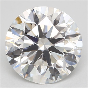 Picture of Natural Diamond 1.40 Carats, Round with Excellent Cut, F Color, VVS2 Clarity and Certified by GIA