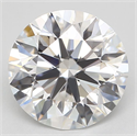 Diamante Natural 1.40 quilates, Redondo , Color F, claridad VVS2 y certificado GIA