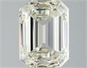 Diamante Natural 3.04 quilates, Esmeralda , Color J, claridad VVS1 y certificado HRD