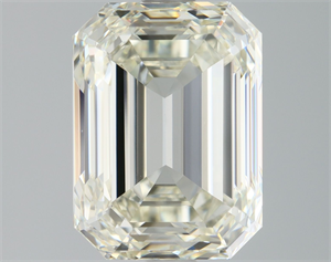 Foto Diamante Natural 3.04 quilates, Esmeralda , Color J, claridad VVS1 y certificado HRD de