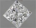 Natural Diamond 0.70 Carats, Princess with  Cut, G Color, VVS2 Clarity and Certified by GIA