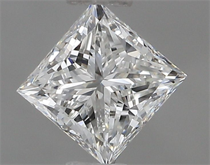 Picture of Natural Diamond 0.70 Carats, Princess with  Cut, G Color, VVS2 Clarity and Certified by GIA
