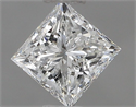 Natural Diamond 0.70 Carats, Princess with  Cut, G Color, VVS2 Clarity and Certified by GIA