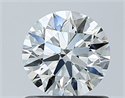 Diamante Natural 0.80 quilates, Redondo , Color I, claridad VVS1 y certificado GIA