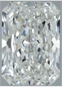 Natural Diamond 2.01 Carats, Radiant with  Cut, H Color, SI2 Clarity and Certified by GIA