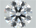 Lab Grown Diamond 7.01 Carats, Round with Ideal Cut, E Color, VVS2 Clarity and Certified by IGI