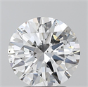 Natural Diamond 2.51 Carats, Round with Excellent Cut, D Color, SI2 Clarity and Certified by GIA