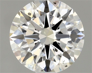 Picture of Natural Diamond 0.40 Carats, Round with Excellent Cut, H Color, SI2 Clarity and Certified by GIA