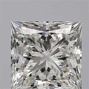 Picture of Natural Diamond 0.83 Carats, Princess with  Cut, H Color, VS2 Clarity and Certified by GIA