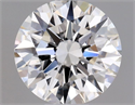 Natural Diamond 0.41 Carats, Round with Excellent Cut, F Color, IF Clarity and Certified by GIA