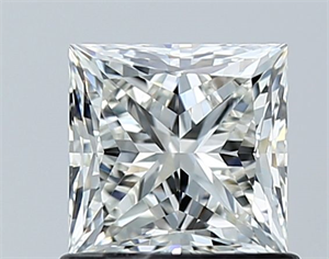 Picture of Natural Diamond 1.01 Carats, Princess with  Cut, I Color, VVS1 Clarity and Certified by GIA