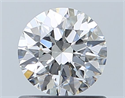 Natural Diamond 0.70 Carats, Round with Excellent Cut, G Color, SI1 Clarity and Certified by GIA