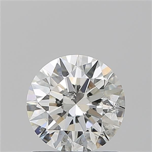 Picture of Natural Diamond 1.01 Carats, Round with Excellent Cut, I Color, SI2 Clarity and Certified by GIA