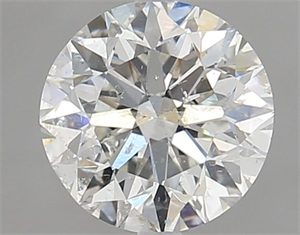 Picture of Natural Diamond 1.71 Carats, Round with Very Good Cut, G Color, SI2 Clarity and Certified by HRD
