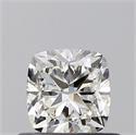 Natural Diamond 0.62 Carats, Cushion with  Cut, I Color, VS1 Clarity and Certified by GIA