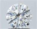 Natural Diamond 1.00 Carats, Round with Excellent Cut, I Color, VS2 Clarity and Certified by GIA