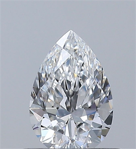 Picture of Natural Diamond 0.50 Carats, Pear with  Cut, E Color, VVS1 Clarity and Certified by GIA