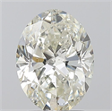 Natural Diamond 2.01 Carats, Oval with  Cut, K Color, SI2 Clarity and Certified by GIA