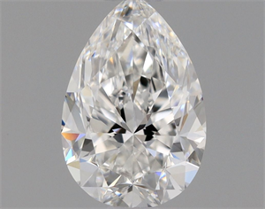 Picture of Natural Diamond 0.41 Carats, Pear with  Cut, E Color, VVS1 Clarity and Certified by GIA