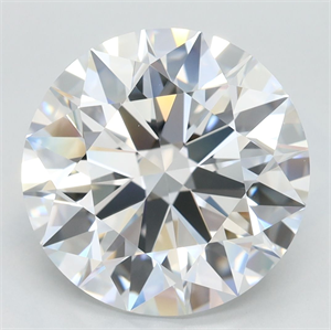 Picture of Lab Grown Diamond 5.10 Carats, Round with Excellent Cut, D Color, IF Clarity and Certified by GIA