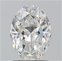 Natural Diamond 1.20 Carats, Oval with  Cut, F Color, VS2 Clarity and Certified by GIA